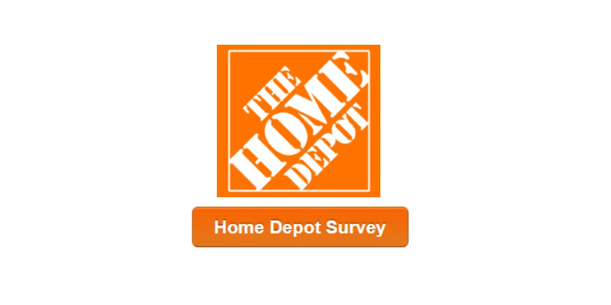 A person completing the Home Depot survey on their smartphone after making a purchase at a Home Depot store.