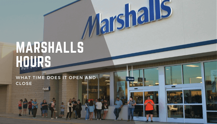 Marshalls store hours and opening times