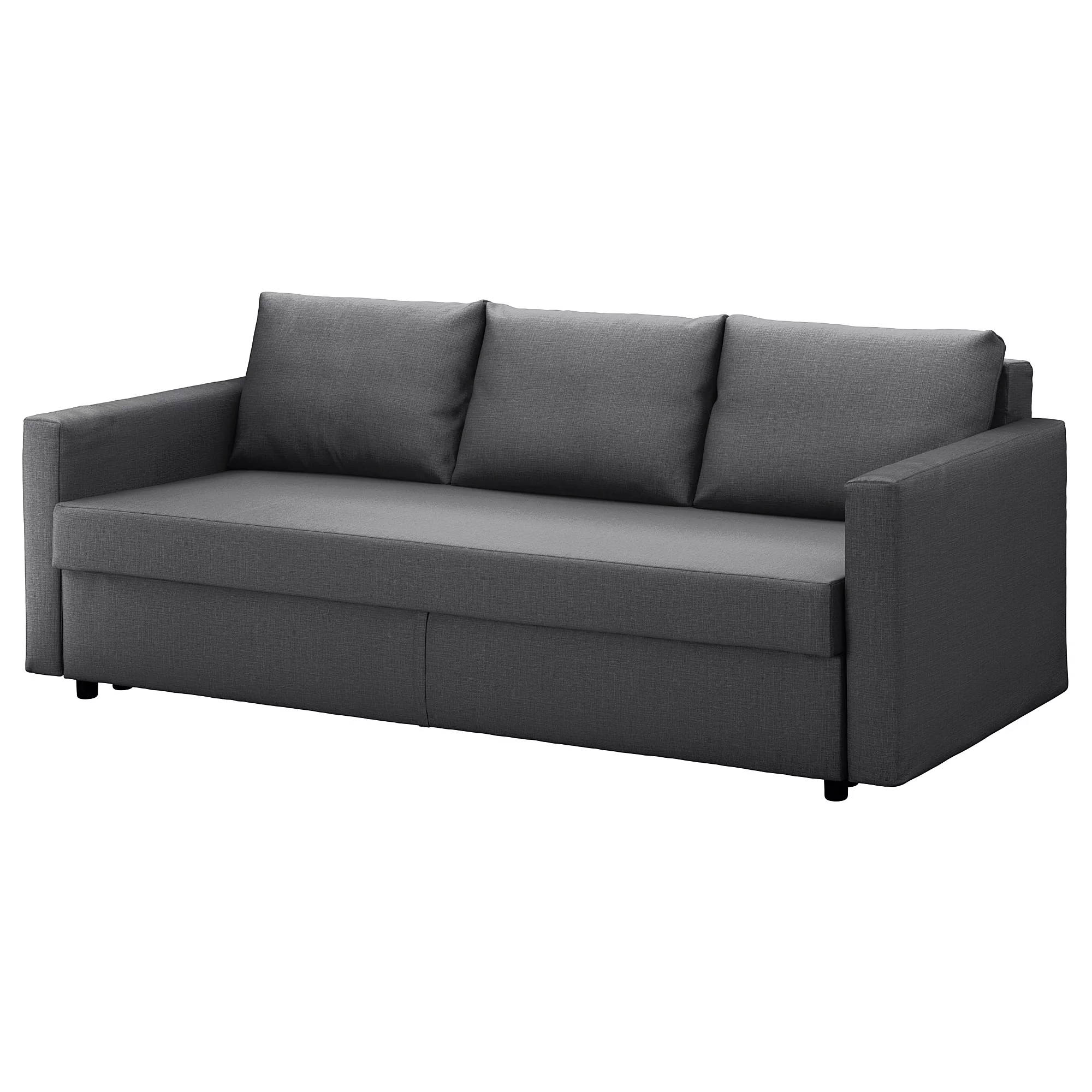 IKEA sofá cama gris oscuro / negro barato