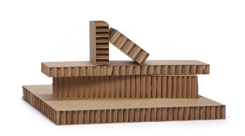 Honeycomb Cardboard Blocks 8x4x4 PSA One Side